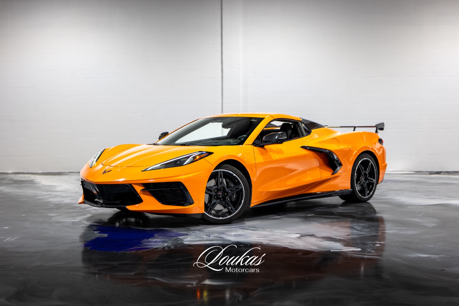 Chevrolet Corvette Stingray, C8, Orange